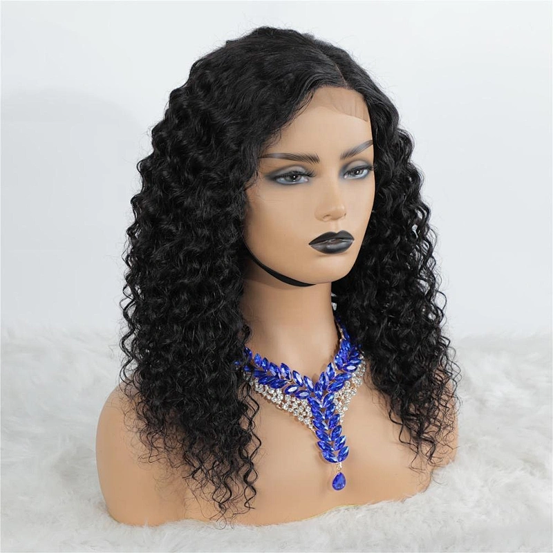 HBH New Year Promotion Top Closure Wig Long Lasting Deep Curly Lace Closure Wig In Stock