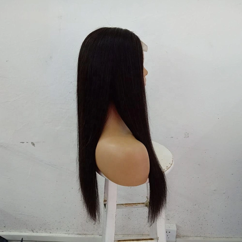 100% Virgin Human Hair Silky Straight Bob Closure Wig 16-20