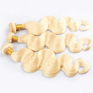 Wholesale 100% Human Hair Color 613# Blonde Russian Virgin Human Hair Toupee  Body Wave Hot Sale For Women