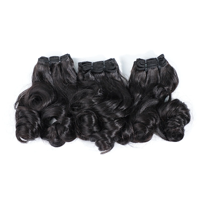 Hot Beauty Hair 10a 11a 12a Grade Virgin Brazilian Cuticle Aligned Funmi Posh Curl Double Drawn Hair Extensions