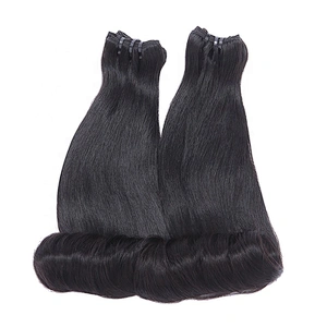 Hot Beauty Hair Wholesale Products China Funmi Hair Egg Curl Double Drawn Virgin Hair Bundles For Women