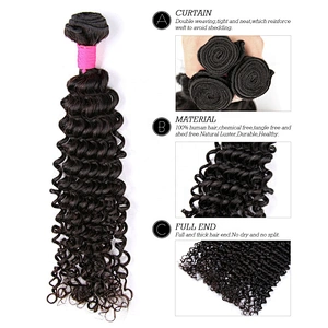 Wholesale Cuticle Aligned Hair One Donor Virgin Human Hair Brazilian Hair Deep Wave For Women