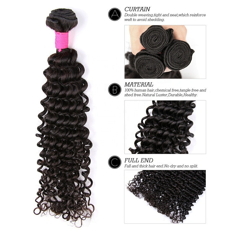 Wholesale Cuticle Aligned Hair One Donor Virgin Human Hair Brazilian Hair Deep Wave For Women