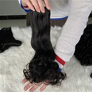 Hot Beauty Wholesale Raw Virgin Funmi Human Hair Super Double Drawn Hair Extensions, Cuticle Aligned Double Drawn Hair