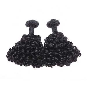 Hot Selling Wholesale Super Double Drawn Hair Extensions Nigeria Funmi Hair Curly Hair For Women