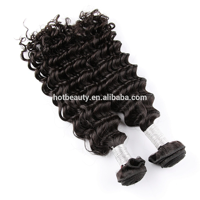 Wholesale cuticle aligned hair peruvian virgin Human deep wave