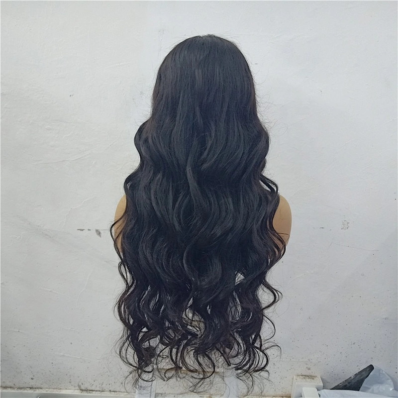 Vietnam Hair Vendors Wholesale Body Wave Lace Frontal Wig 28Inch American Hair Styles Cuticle Aligned Hair Wigs