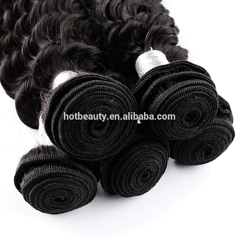 Wholesale cuticle aligned hair peruvian virgin Human deep wave