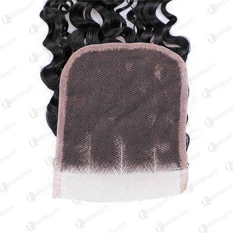 Hot Beauty Hair Cambodian Wig Lace Closure Short Jerry Curl Wig For Women