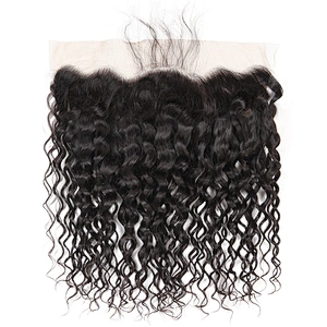 Hot Beauty Water Wave 13x4 Ear To Ear Frontals Human Hair Extension Frontal Closure Hair