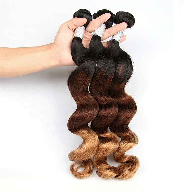 Hot Beauty Hair 10A 3 Tones Loose Wave Dropship Human Hair Wholesale Virgin Hair