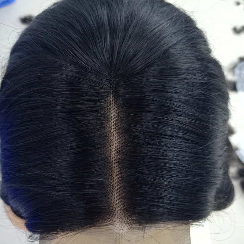 2020 Virgin Indian Hair Bundles Customized Lace Frontal Wig Body Wave 200 Density Lace Wig