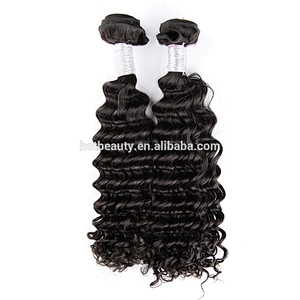 Wholesale cuticle aligned hair peruvian virgin Human deep wave
