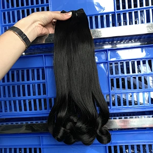 Vietnam Funmi Hair Super Double Drawn Bouncy Lily Curl For Black Women