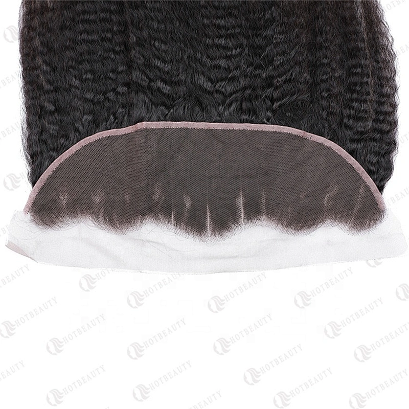 Hot Beauty Hair Raw Cambodian Hair Virgin Frontal Wig Kinky Straight Hair For Women