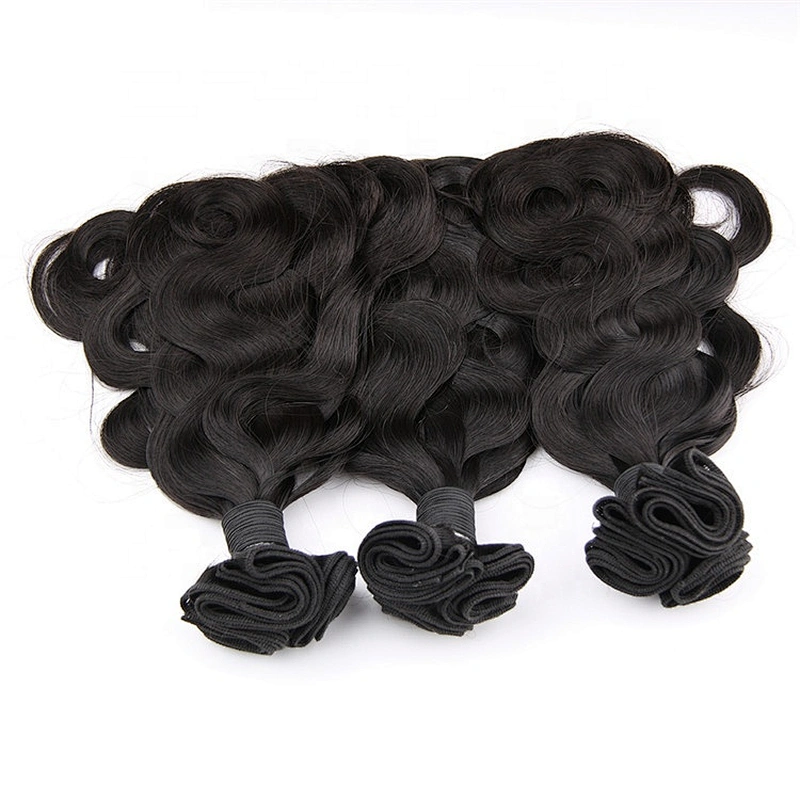 12a Virgin Cuticle Aligned Luxury Raw Baby Hair Double Drawn Funnmi French Curl Small Wavy Hair Bundles