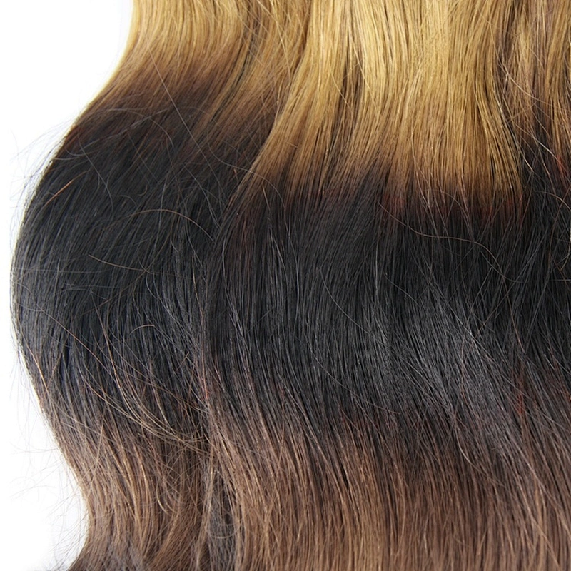 5 T Color Funmi Style Straight Super Double Drawn Virgin Cuticle Aligned Hair Human Hair Extension