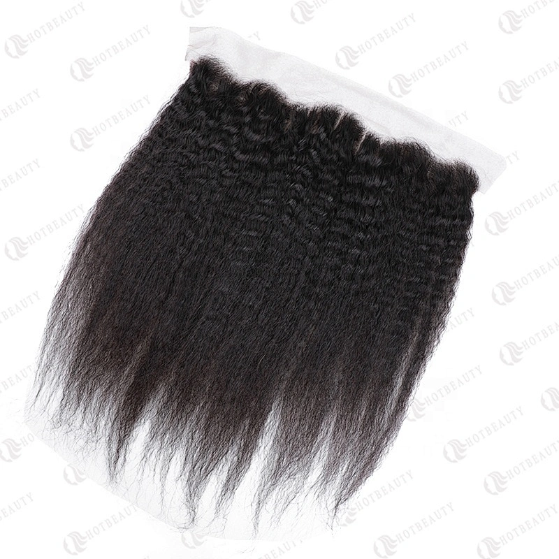 100% Virgin Remy Hair Cuticle Aligned Hair Cheaper Brazilian Hair In China Lace Frontal Natural Black Kinky Straight For Women
