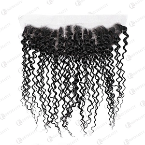 Hot Beauty Hair Frontal Cambodian Hair Human Hair Kinky Curl For Women