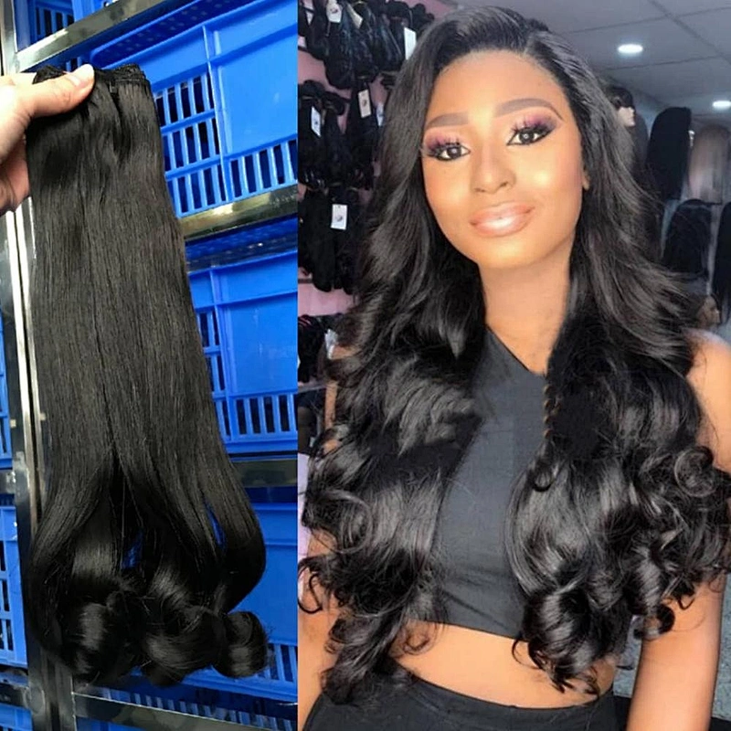 Vietnam Funmi Hair Super Double Drawn Bouncy Lily Curl For Black Women