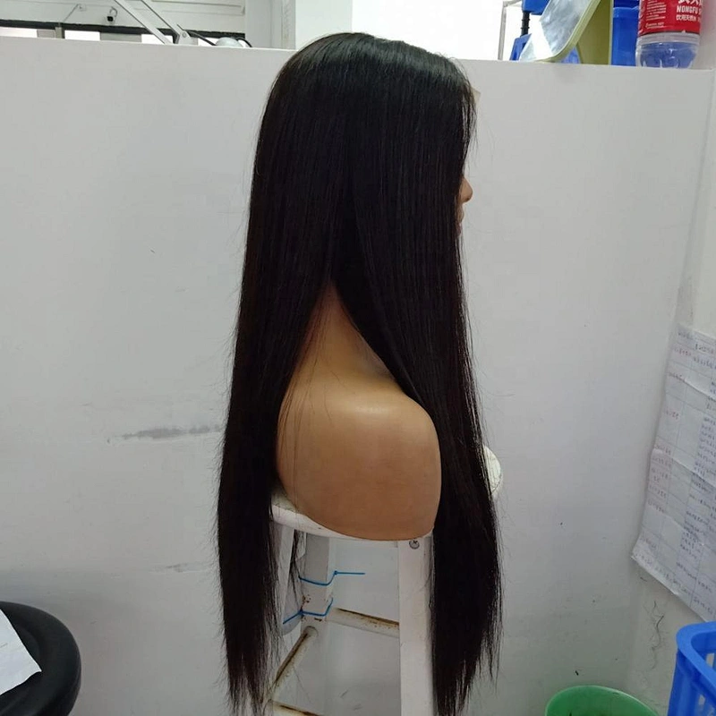 Virgin Vietnam Hair Bundles Silky Straight 22inch To 30inch Closure Wig Article Aligned Human Hair Wig With Top Closure