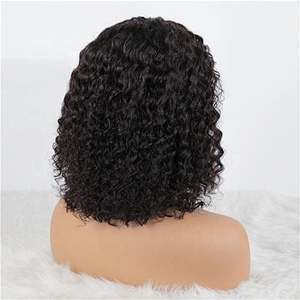 Hot Beauty Hair Wholesale Cuticle Aligned Hair HD Lace Front Wig Deep Wave For Women
