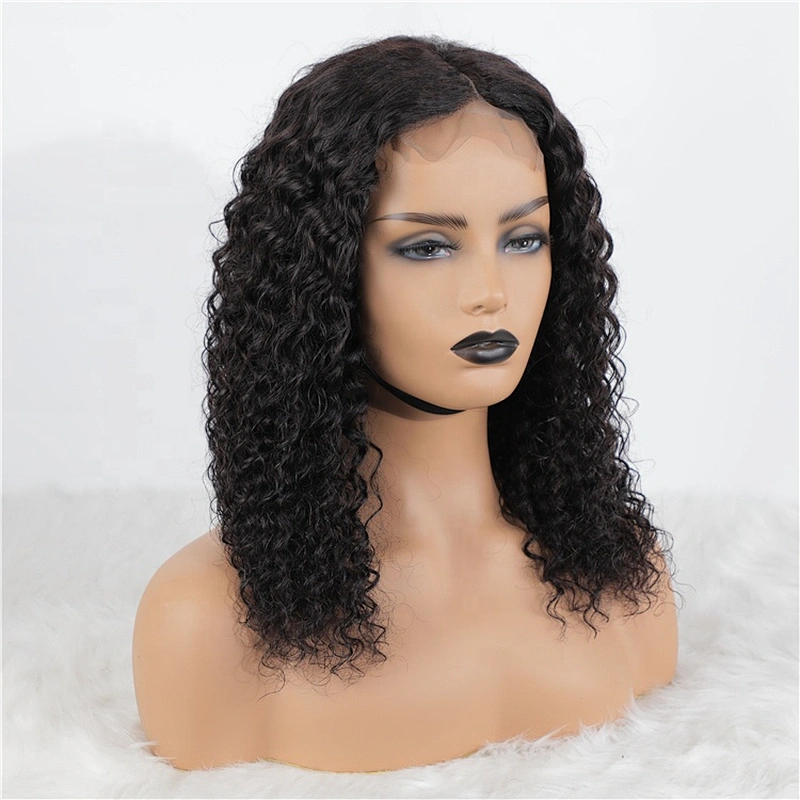 Hot Beauty Hair Wholesale Lace Front Cuticle Aligned Hair Wig Deep Curl Human Hair For Women