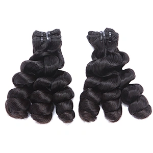 Sexy double drawn hair ramonce curl, full end no short hair