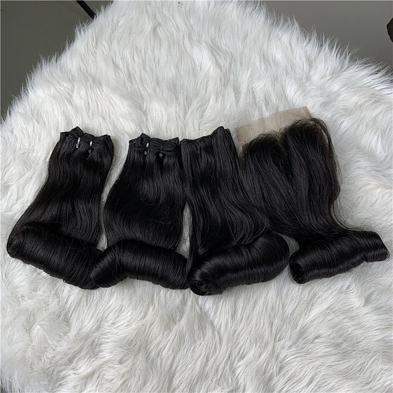 Hot Beauty Grade 12a Egg Curl Unprocessed Remy Brazilian Virgin Hair Wholesale double Drawn Cuticle Aligned Hair