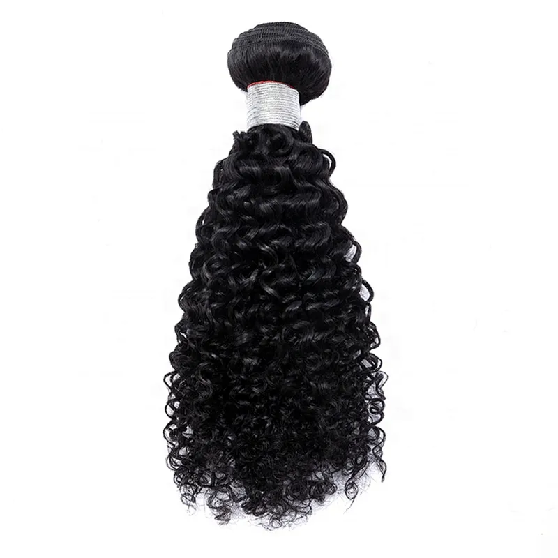 Wholesale Tangle Free Human Hair  Kinky Curly Clip In Hair Extensions Pixie Wigs Human Hair
