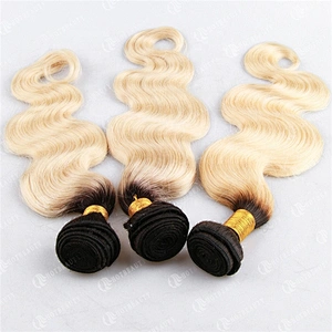 Hot Beauty Hair Wholesale Human Hair Extension Blonde Bundles Virgin Cuticle Aligned Hair For Women