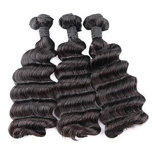 Wholesale wave ocean wave funmi double drawn weft human hair fumi weave hair guangzhou hair vendors for women