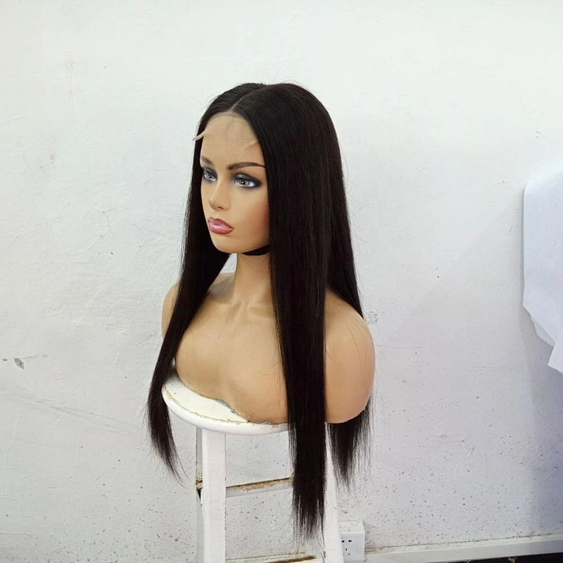 100% Virgin Human Hair Silky Straight Bob Closure Wig 16-20