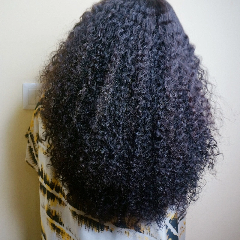 Hot Beauty 13x4 Lace Double Drawn Cuticle Aligned Hair Virgin Wig Small Kinky Curly Hair Wholesale Lace Wig