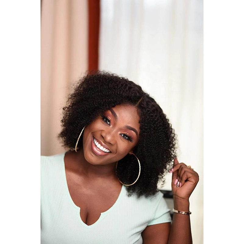 Hair Unprocessed Virgin Curly Hair Curly Lace Front Wig
