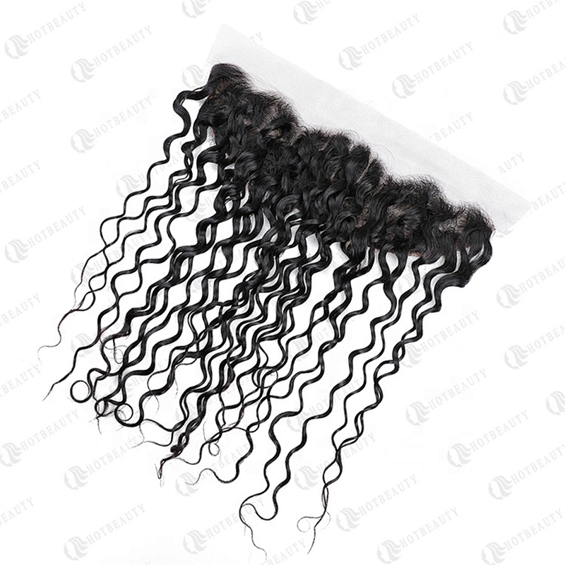Hotbeauty Hair Wholesale Ear To Ear Pre Plucked Lace Frontal Water Wave Style With Natural Color