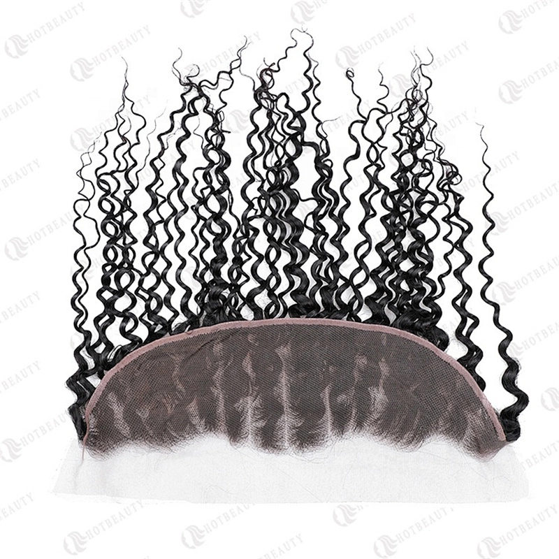 Hot Beauty Hair Lace Frontal Raw Cambodian Hair Deep Wave Hair For Women