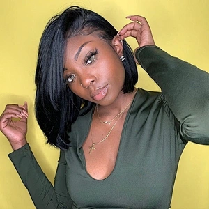 Virgin Indian Real Scalp Lace Frontal Wig 100 Human Hair Brazilian Hair Bob Wig 10inch Wholesale Price
