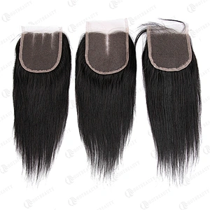 HB Virgin Scalp Closure Undetectable Hd Lace Closure Silky Straight Hair Transparent Swiss Lace Frontal Closure