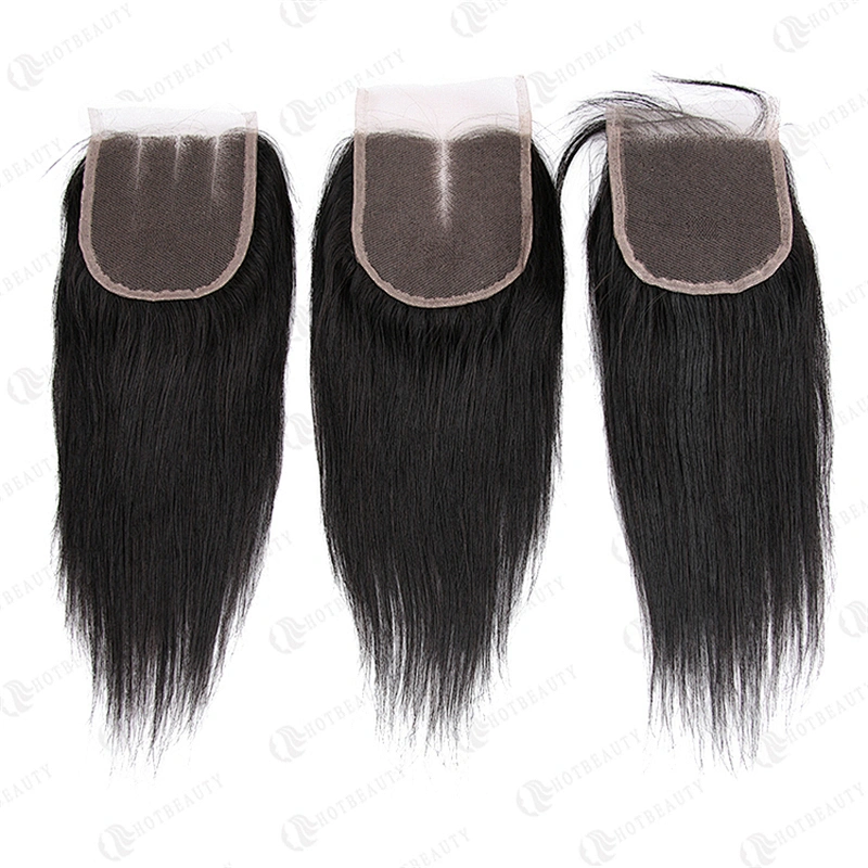 HB Virgin Scalp Closure Undetectable Hd Lace Closure Silky Straight Hair Transparent Swiss Lace Frontal Closure