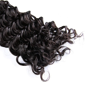 Human Hair Peruvian Weave Human Hair Deep Wave Hair For Women