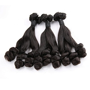 Wholesale Funmi spring curl virgin cuticle aligned hair funmi hair double drawn thick hair extensions for women