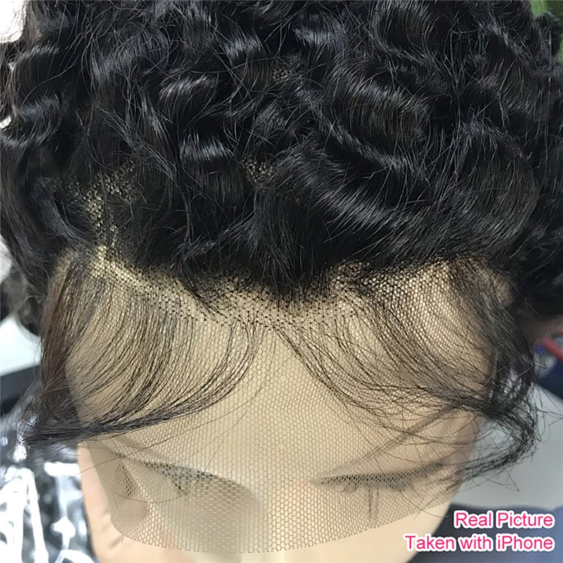 Hot Beauty Kinky Curl Lace Frontal Human Hair Extension Brazilian Lace Closure and Frontal