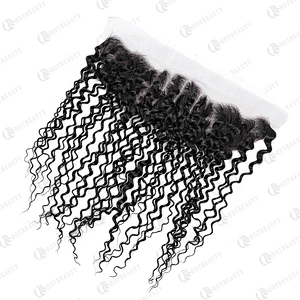 100% Virgin Remy Hair Cuticle Aligned Hair Cheaper Brazilian Hair In China Lace Frontal Natural Black Jerry Curl For Women