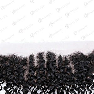 Hot Beauty Hair Lace Frontal Raw Cambodian Hair Deep Wave Hair For Women