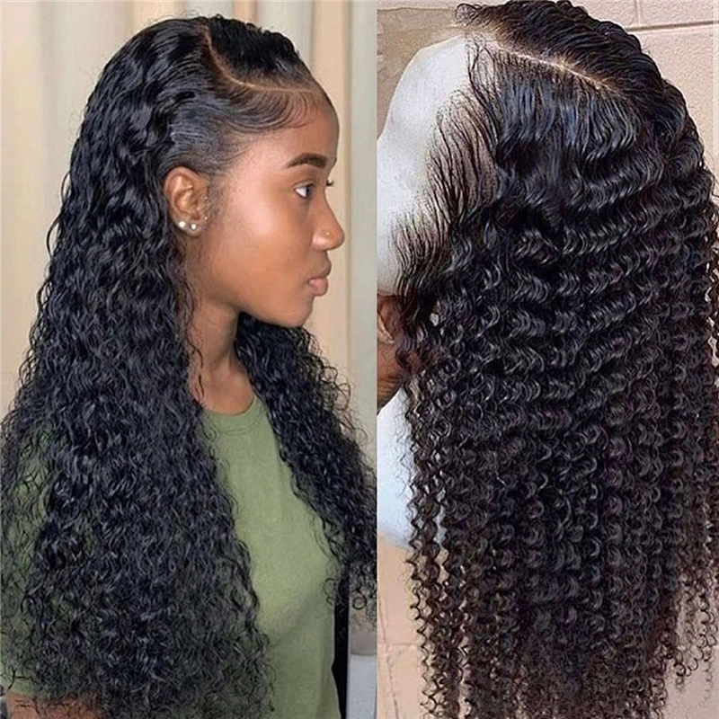 Hot Beauty Wholesale Hair Vendors Human Hair Wig Virgin Brazilian Curly Full Lace Human Hair Wig