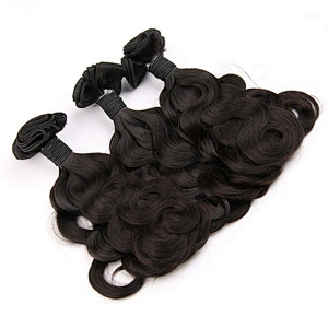 12a Virgin Cuticle Aligned Luxury Raw Baby Hair Double Drawn Funnmi French Curl Small Wavy Hair Bundles