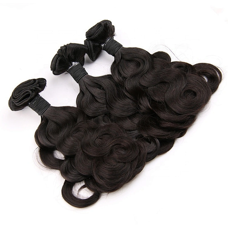 12a Virgin Cuticle Aligned Luxury Raw Baby Hair Double Drawn Funnmi French Curl Small Wavy Hair Bundles