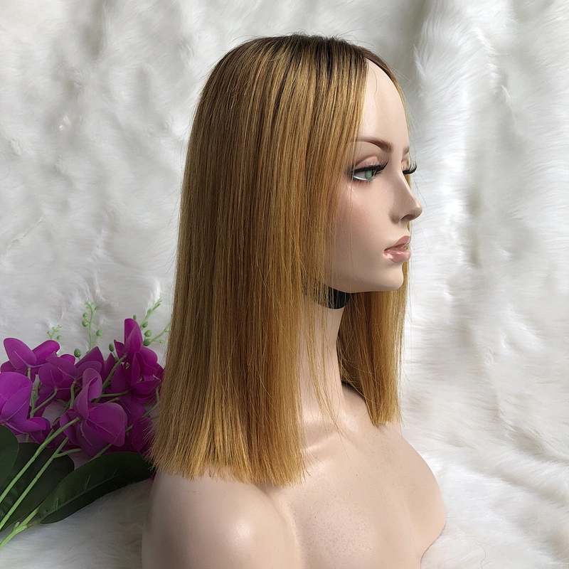 Top Ranking Mannequin Bob Wig 100% Unprocessed Human Virgin Funmi Hair Bundle Wigs In 4/27#