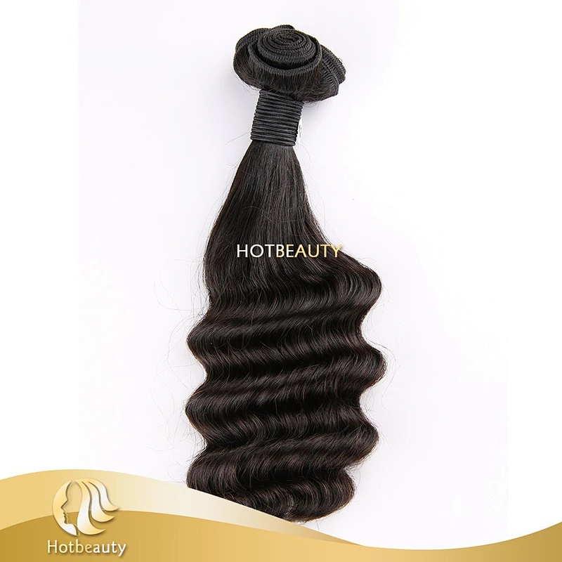 Brazilian Ocean Wave Narural Black Human Curly Hair
